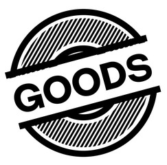 Obraz premium goods black stamp