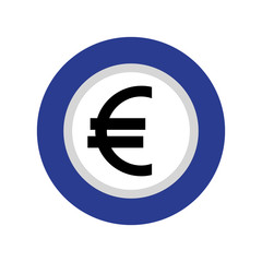 coin euro isolated icon