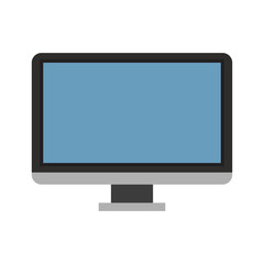 Computer screen isolated vector illustration graphic design