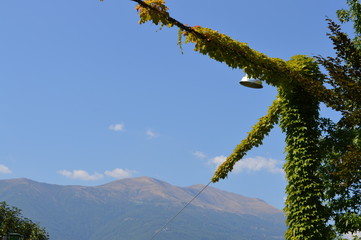 Lampione in montagna