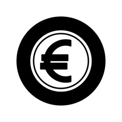 coin euro isolated icon