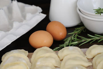 eggs, white dishes, nature food, russian food