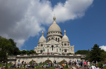 Obraz premium Basilica of Sacre Coeur the Roman Catholic church, Paris France