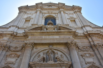 Italy, Lecce,  typical baroque style church