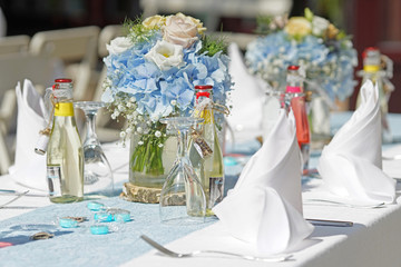 Gartenparty im Freien