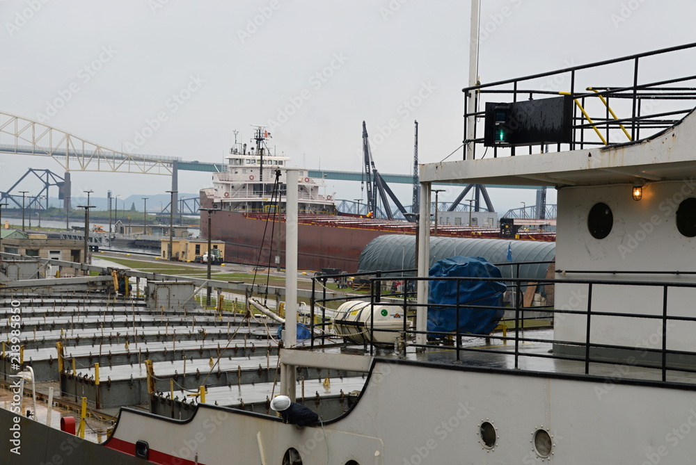 Sticker Soo Locks, Michigan