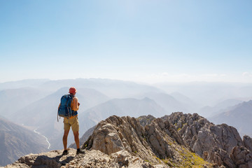 Naklejka premium On the top