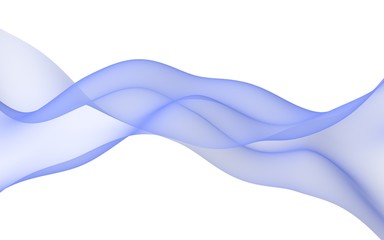 Abstract red wave. Light red scarf. Bright red ribbon on white background. Abstract red smoke. Raster air background. 3D illustration