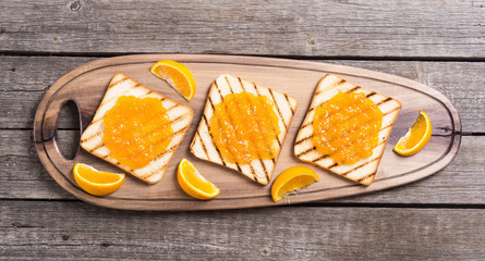 Homemade orange jam