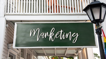 Obraz premium Schild 338 - Marketing