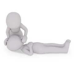 reviving the patient