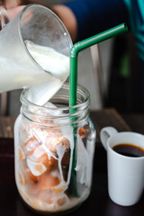 milk tea cube new type.