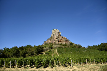 La roche de Solutré (Saône-et-Loire)