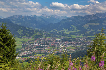 Sonthofen - Allgäu - Panorama - Blick 