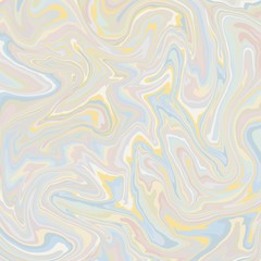 Marble background in pastel colors. Fluid painting. Vector illustration