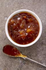 chutney pickle relish in dish