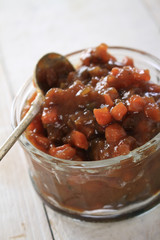 chutney pickle relish in dish