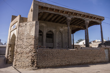 Abandoned mosque in old town of Bukhara, Uzbekistan