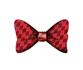 elegant bowtie ribbon icon vector illustration design