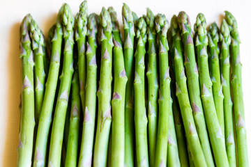 Fresh green asparagus