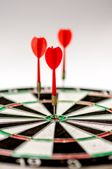 Fototapeta premium Dart game arrows. 