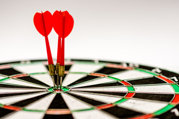 Fototapeta premium Dart game arrows. 