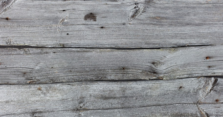 Naklejka premium old gray wooden boards. Top view. parquet