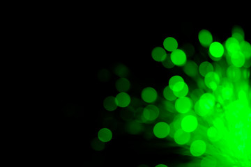 Abstract green bokeh background