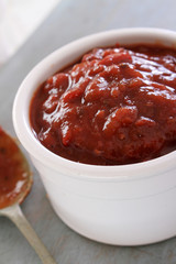 chutney pickle relish in dish