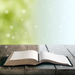 a book, summer transition for the winter