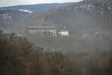 Schloss-Ruine Schwarzburg in Thüringen