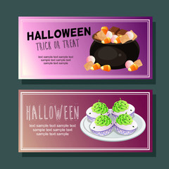 halloween trick or treat banner