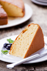 Piece Of Vanilla Cake