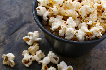 fresh popcorn snack