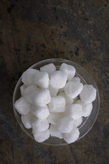 rustic sugar lumps
