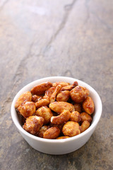 flavoured caramelised mixed nut snacks