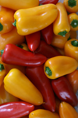 preparing fresh peppers