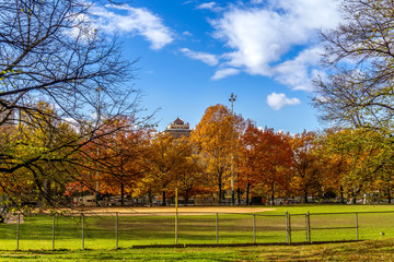 Boston Common public park in downtown Boston, Massachusetts, the United States