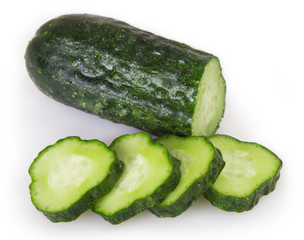 Fresh cucumbers