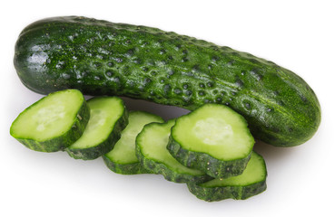 Fresh cucumbers