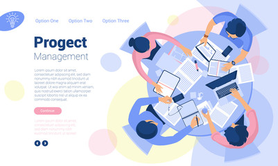 Web page design template