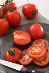fresh ripe tomatoes