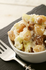 sandwich filling in dish