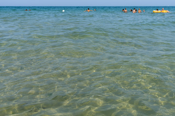 acqua limpida del mare adriatico