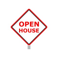 Open House simple vector sign