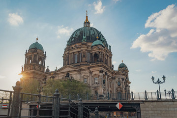 Berliner Dom in sunset light © Tim
