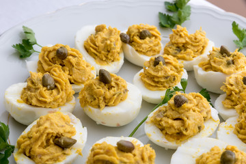 Easter eggs blessed as a starter