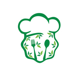 restaurant organic food logo