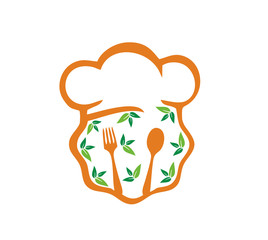 restaurant organic food logo