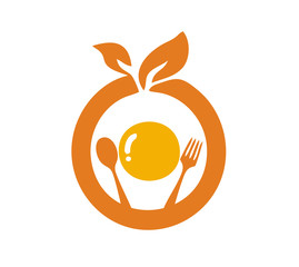 restaurant organic food logo